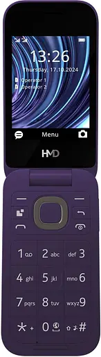 Мобильный телефон HMD 2660 Flip Violet - фото 5