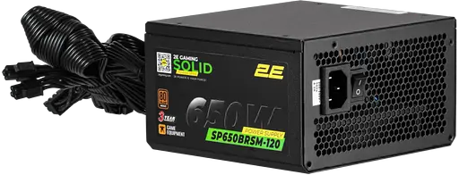 Блок питания 2E Solid Power 2E-SP650BRSM-120 650W 80+ Bronze (2E-SP650BRSM-120) - фото 2