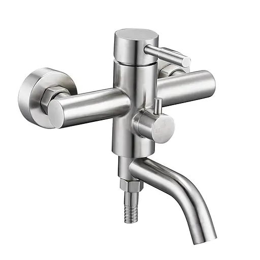 Змішувач для ванни TROYA GAP3-A097 нержавіюча сталь 30412 - фото 1