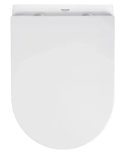 Унитаз подвесной безободковый Kroner Armada WHI513636 RIMLESS с сиденьем Slim Duroplast / Soft-close / Quick relase (KA513636WHIR) (CV029610) - фото 8