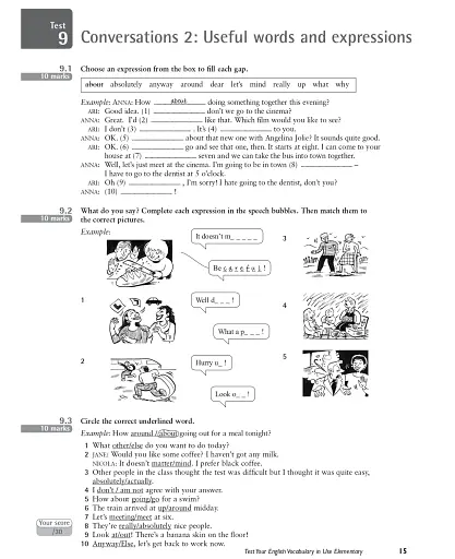 Test Your English Vocabulary in Use Elementary with Answers 2nd Edition - фото 10