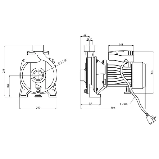 Насос поверхневий відцентровий Agua CPM 180 (CV035084) - фото 5