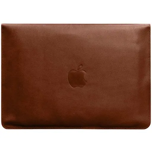 Кожаный чехол-конверт BlankNote на магнитах для MacBook Air 15 (2023) Светло-коричневый - фото 1