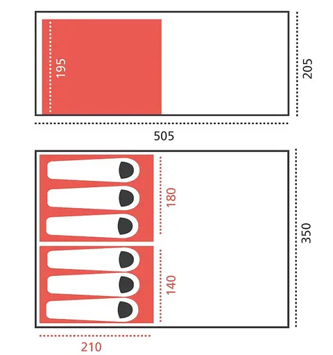 Намет Grand Canyon Helena 6 Mojave Desert (330033) (DAS302049) - фото 2