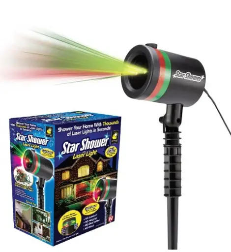 Лазерный проектор Star Shower Lazer light (для улицы и дома) Звезды