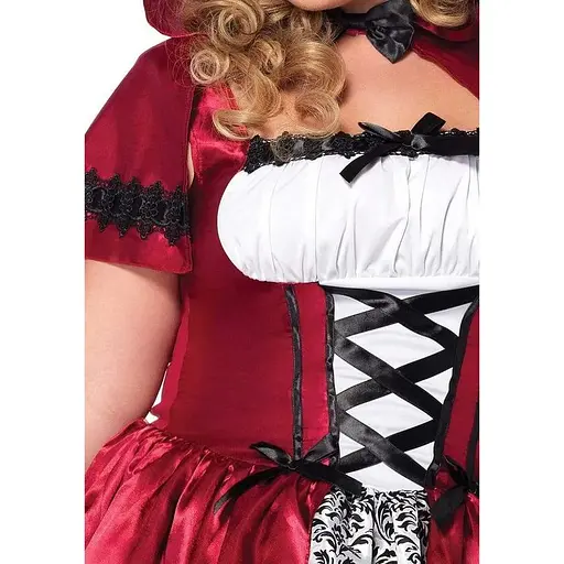 Костюм червоної шапочки Leg Avenue Gothic Red Riding Hood 1X-2X - фото 3