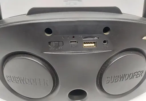 Портативная караоке система SDRD SD-306 с колонкой и двумя микрофонами - фото 6