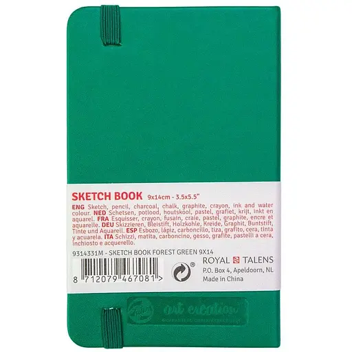 Блокнот для графики Royal Talens Art Creation 140г/м2 80л Forest Green - фото 2