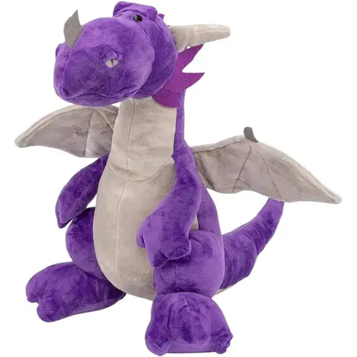 М'яка іграшка Дракон Jingrongwanju JR52624 Фіолетовий (2000990384331) - фото 1