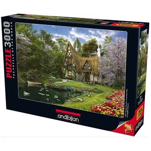 Пазл Anatolian Коттедж у весеннего озера 3000 эл. (4900)
