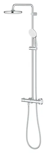 Душова система з термостатом для настінного монтажу Grohe Tempesta System 210 26811001, Хром - фото 4