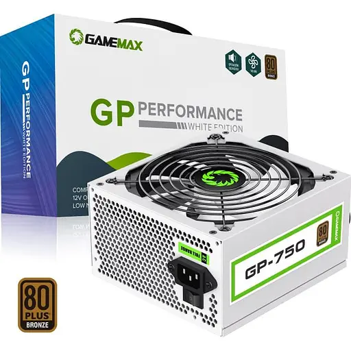Блок живлення GameMax 750W 80+ Bronze (GP-750 White) - фото 7