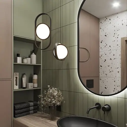 Підвісний світильник Moosee | Арт. DE 33-C BK Vertical | Line F - фото 1