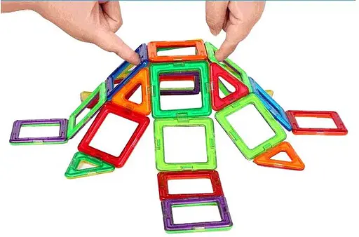 Детский магнитный 3D-конструктор 108 деталей G081 - фото 3