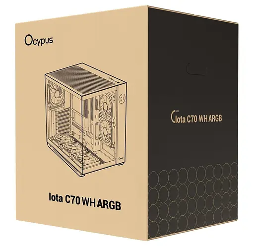 Корпус OCYPUS IOTA C70 WH ARGB (IOTA-C70-WHD600XX-GL) - фото 11