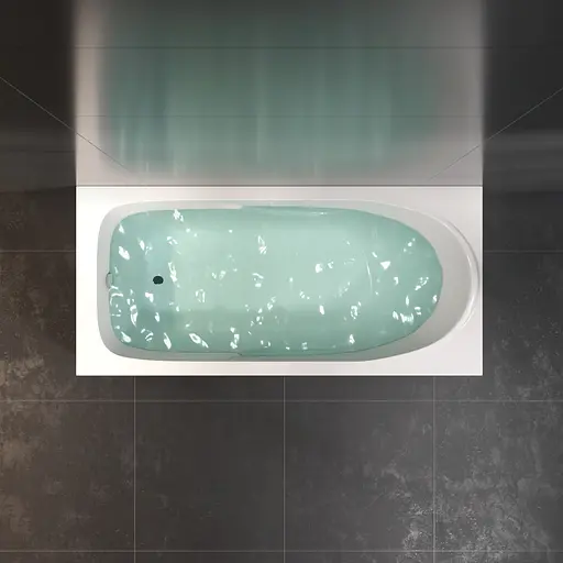 Ванна акриловая Damxa Apollo 150x70 см белый 47WA-150-070W-A Белый - фото 2