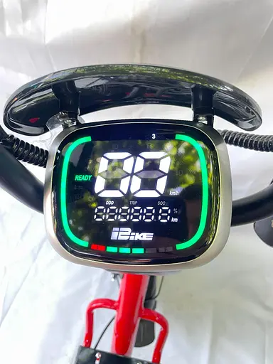 Электровелосипед двухместный Minako Monster (2000W 60V 36Ah) + Тормоз гидравлика Красный - фото 5