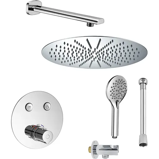 Душова система прихованого монтажу Imprese Centrum SET20220110, Хром - фото 1