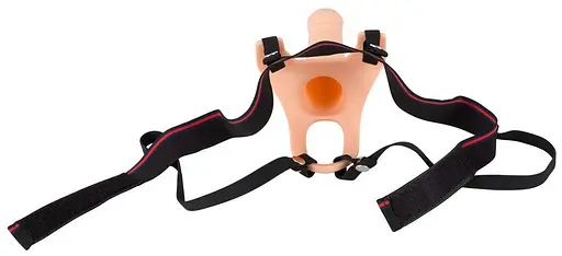Полый страпон You2Toys Orion Silicone Sleeve Large 26 см телесный - фото 2