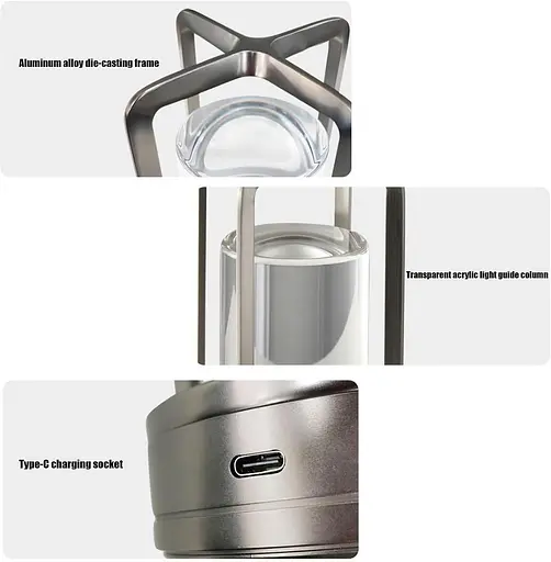 Кришталева настільна лампа Lumisom - фото 2