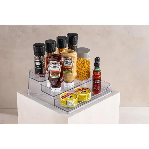 Органайзер Idea Home Trnsp багаторівневий 26×24×10 см прозорий (72014) - фото 2