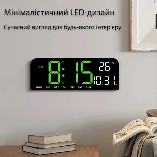 Настільний годинник Action GH0707 Чорний - фото 6