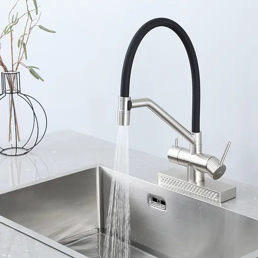 Змішувач для кухні Gappo з водоспадом G4098-5 - фото 2