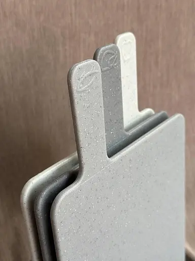 Набір обробних дощок Maestro MR-1789G пластиковий на підставці 3 шт. - фото 4