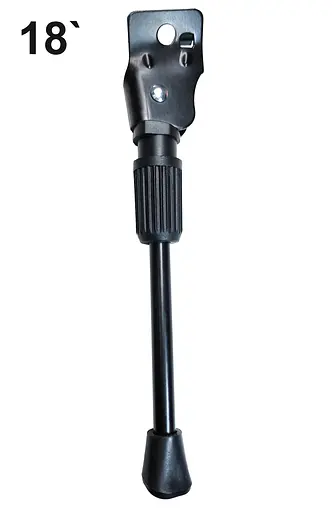 Подножка на заднюю ось втулки детского велосипеда 18" алюминиевая черная (G0001928) - фото 2