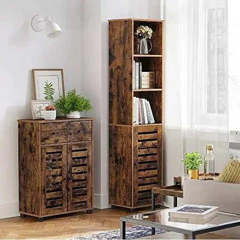 Пенал-шкаф Leobert Vanessa для напольной ванны в стиле Loft - фото 2