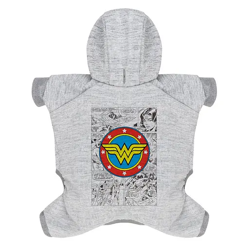 Комбінезон для собак Waudog Clothes малюнок Диво-жінка комікс софтшелл L55 B 69-76 см С 46-52 см - фото 3