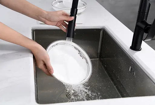 Смеситель для кухни Rea Castor black mat черный высокий REA-B6935 Черный матовый - фото 2