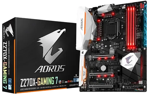 Материнская плата Gigabyte GA-Z270X-Gaming 7 LGA 1151v1 (GA-Z270X-Gaming 7) Б/У - фото 1