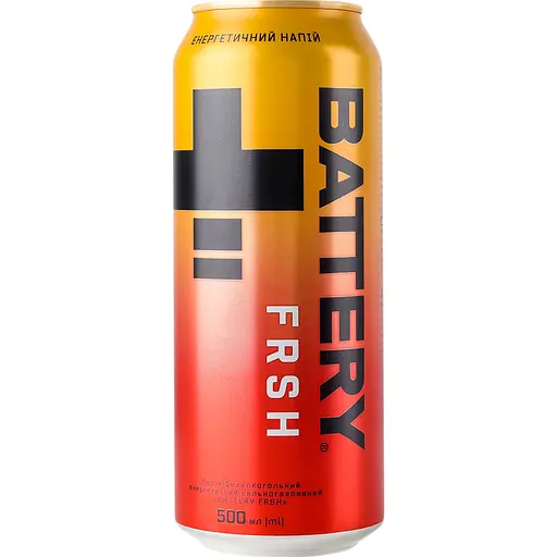 Напиток энергетический Battery FRSH безалкогольный 0.5 л - фото 1