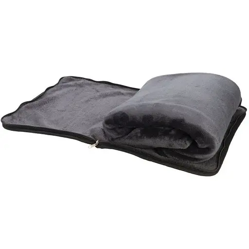 Плед-подушка Schwarzwolf Amiata флисовый 170х125 см темно-серый (F5600600AJ3) - фото 4