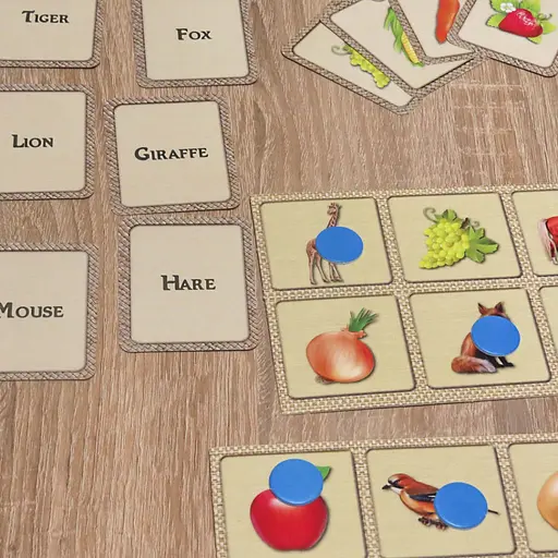 Навчальна настільна гра Лото "ENGLISH" 0796 ілюстрована - фото 3