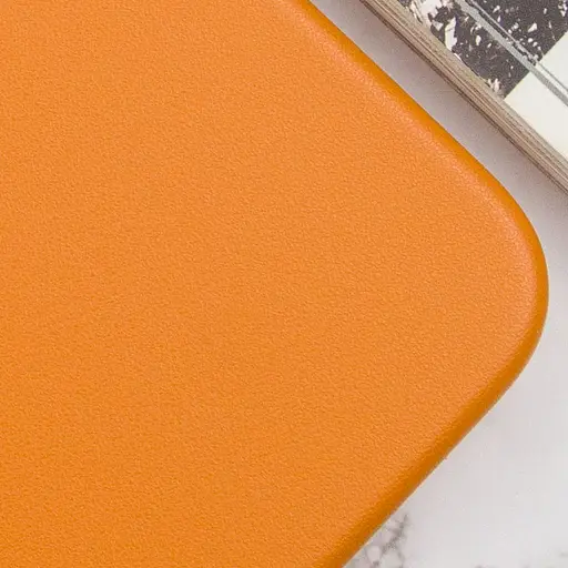 Шкіряний чохол Epik Leather Case AAA with MagSafe and Animation для Apple iPhone 13, 6.1 Golden Brown - фото 3