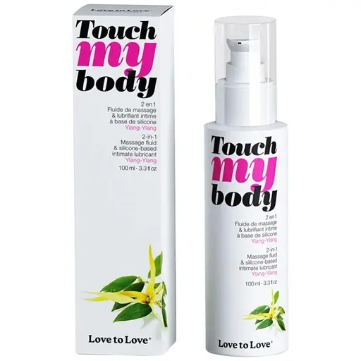 Масажний гель і змазка 2 в 1 Love To Love Touch My Body Ylang-Ylang зволожуючий 100 мл