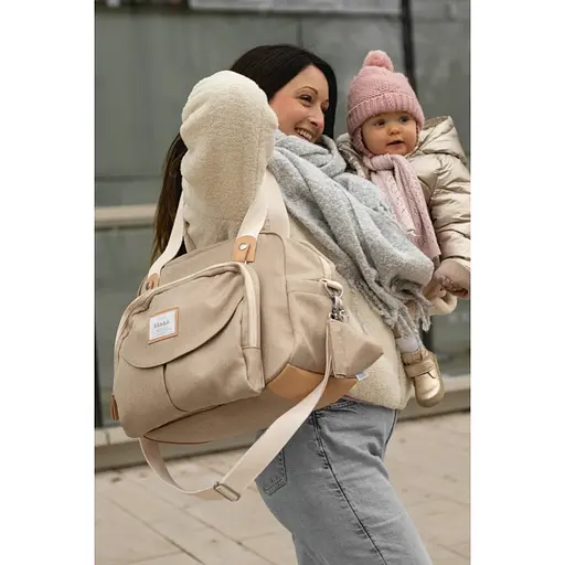 Сумка для мамы Beaba Geneva бежевая (940339) - фото 14