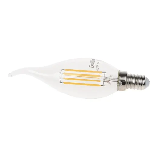 Лампа Brille світлодіодна LED E14 4W 4 pcs WW C35-T COG 220 В - фото 5