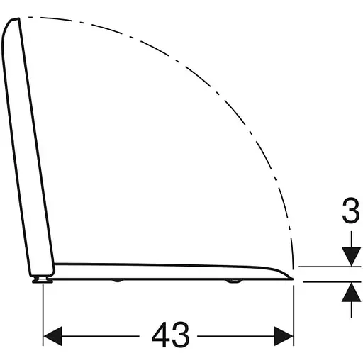 Сидение для унитаза Geberit iCon Square 571910000 Soft Close, Белый - фото 3