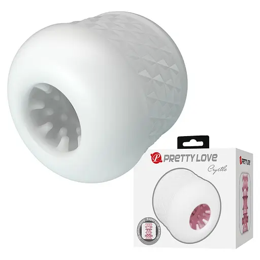 Мастурбатор Pretty Love Crystle белый - фото 7