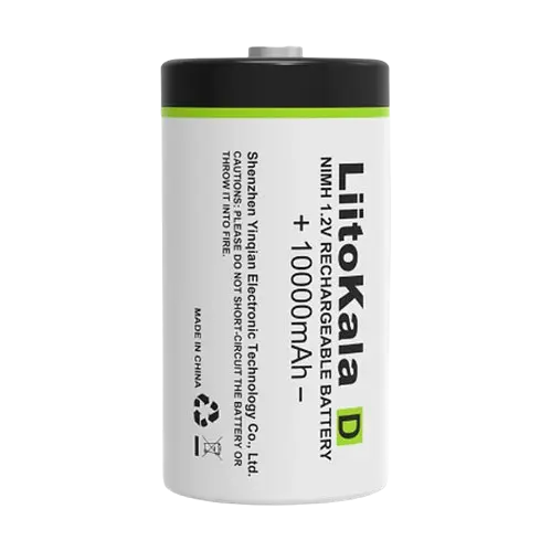 Аккумулятор LiitoKala D (R20) 10000мАч 1.2V Ni-Mh (Белый)