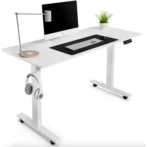 Компьютерный стол с регулируемой высотой Di Volio Biago белый - фото 10