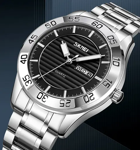 Наручний годинник Skmei 9293 Silver Black, 9293SIBK (18377) - фото 10