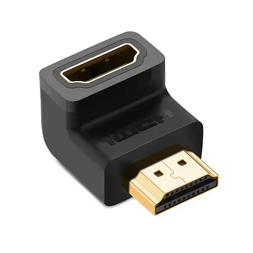 Адаптер UGREEN HDMI 4K Adapter Male to Female Down-angled - фото 3
