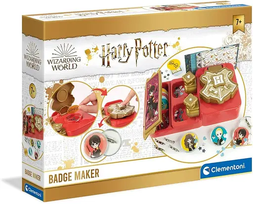 Машинка для виготовлення значків (пінів) Гаррі Поттер - Clementoni 18714