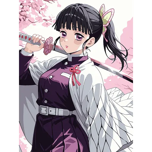 Картина за номерами Santi Demon Slayer Shinobu Kocho 30х40 см (955044)