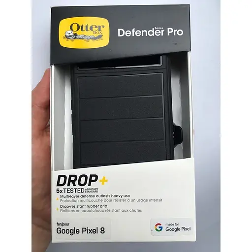 Чехол противоударный с клипсой OtterBox Defender Pro для Google Pixel 8 (6.2") Black 77-94196 - фото 2