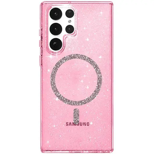 Чохол TPU Eclipse Sparkle (MagFit) для Samsung Galaxy S25 Ultra Pink